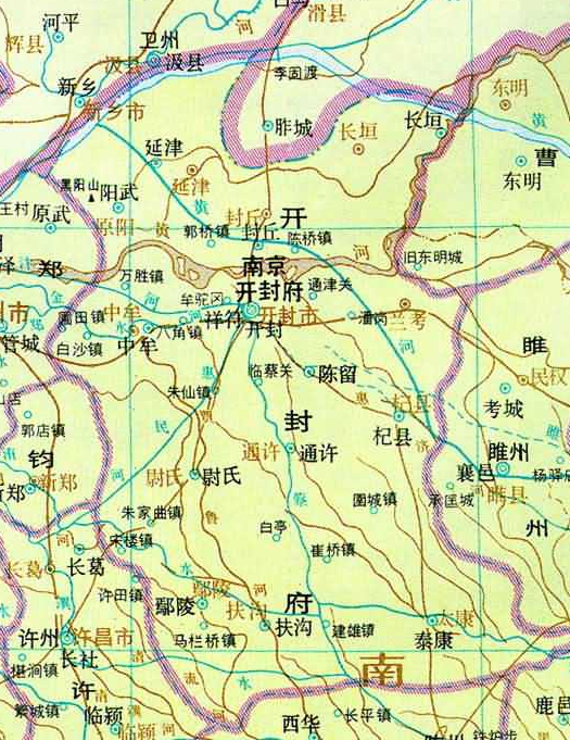 古代的汴京是哪里（通过地图来了解河南开封的历史变迁）