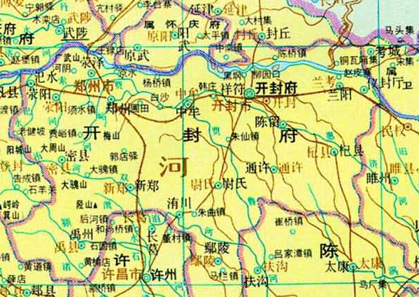 古代的汴京是哪里（通过地图来了解河南开封的历史变迁）