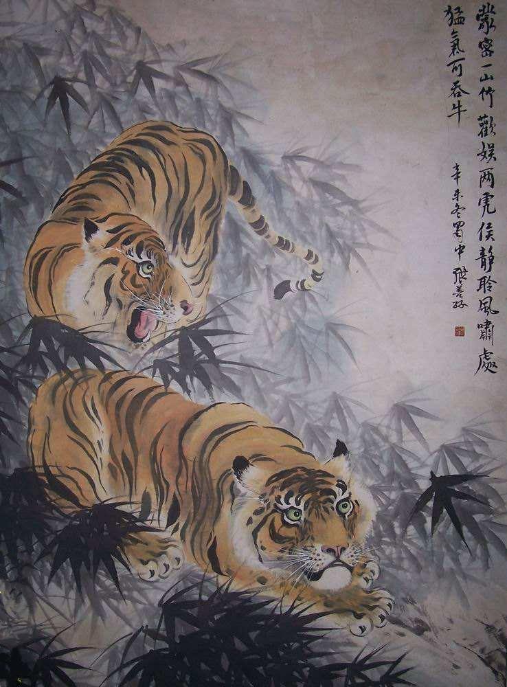 擅长画虎的是哪一位画家（盘点中国画虎十大名家排行）