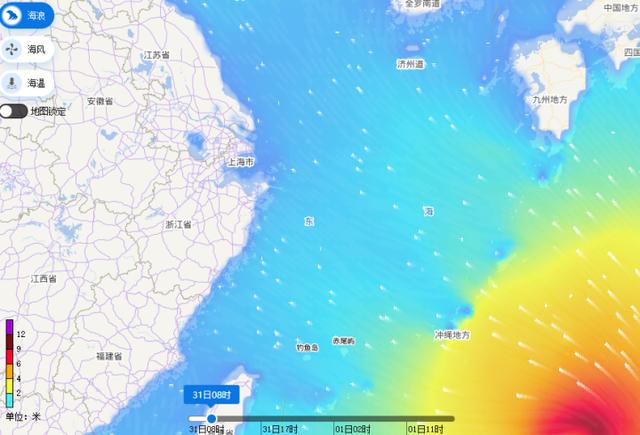 台风卡努直扑浙江 近海将有10米狂浪（强度逐渐增强）