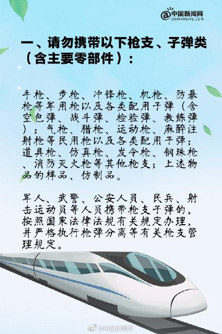 高铁可以带定型喷雾吗（铁路进站乘车禁止和限制携带品清单）